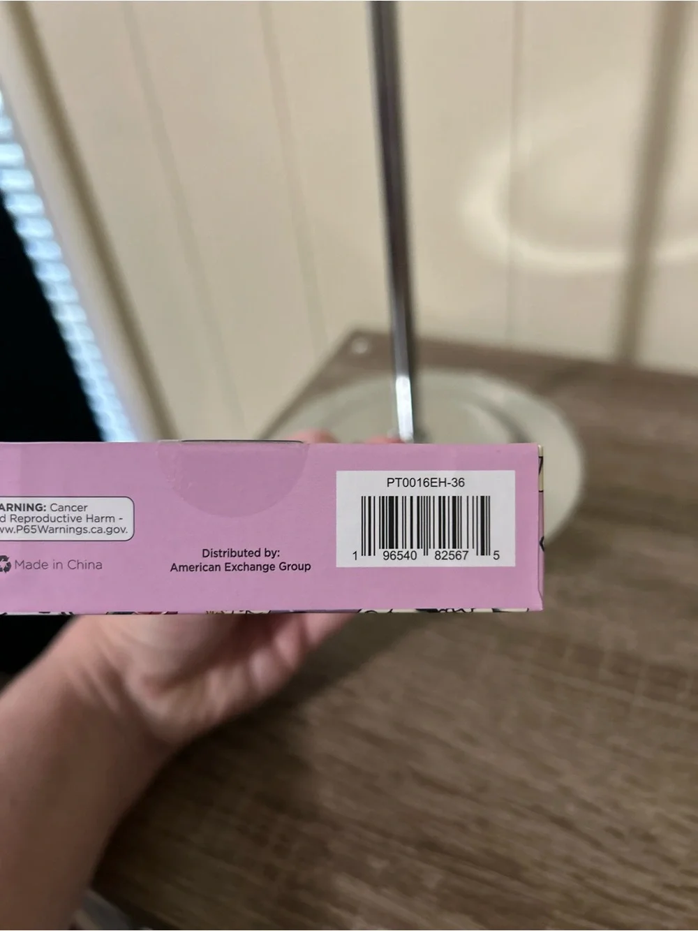Ed Hardy USB to USB-C Cable in Pink Skull Print Packaging